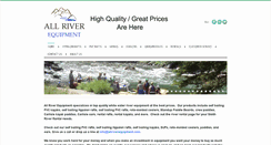 Desktop Screenshot of allriverequipment.com